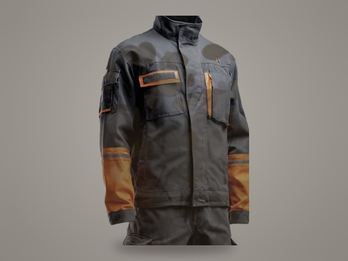 Grease-soiled workwear — degreased & restored before cleaning